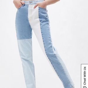PACSUN ECO HOPPER PATCH MOM JEANS Sz22